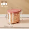 Tarro de Condimentos para Cocina Sal Glutamato Monosódico Pimienta Almacenamiento Botella de Condimentos con Cuchara Sellada a Prueba de Humedad Caja de Plástico para Condimentos para el Hogar
