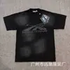 Comercio Transfronterizo Estilo Verano Marca Americana de Moda Hell Hell Star Camiseta de Manga Corta Holgada para Parejas Hombres y Mujeres