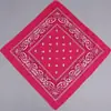 Lenço quadrado de poliéster com estampa paisley de flor de caju, lenço mágico para atividades ao ar livre, passeios, estilo hip hop