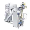 Máquina de Embalagem de Sachê de Chá Aromatizado em Saco Triângulo de Nylon Totalmente Automática com Embalagem Interna e Externa, com Cordão e Etiqueta, Máquina de Embalagem de Sachê de Chá para Saúde, Personalizável