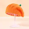 Chapéu de Tricô Pai e Filho Outono e Inverno em Estoque Novo Modelo Abóbora de Halloween Boina Quente Chapéu de Tricô Venda por Atacado de Inverno