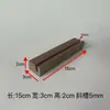 Soporte de Notas para Escritorio de Madera Soporte para Tarjetas de Mensaje de Oficina Soporte para Postales de Madera Cuadrado Madera Maciza