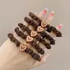 Gomas para el pelo de niños, nuevo estilo 2026, con diseño de lazo, bandas elásticas para el pelo para niñas, suaves con el pelo, alta elasticidad, círculos para coleta, accesorios para el pelo