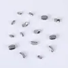 DIY ponto aço inoxidável contas torcidas formato carambola contas de arroz pingente colar joias semiacabadas acessórios atacado