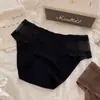 Calcinha de renda sem costura costurada novo estilo feminino francesa pura desejo menina cintura baixa sexy respirável seda gelada triângulo calcinhas femininas