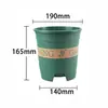 Maceta para Grosella Verde Resistente al Sol Plástico Espesado Resina Multiespecificación Maceta con Control de Raíces Transpirable Rábano Verde Maceta Montaña Verde Fabricante Venta al por Mayor