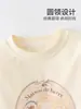 Nueva Camiseta de Manga Larga con Estampado de Dibujos Animados para Bebé Primavera 2026, Tops de Primavera para Niñas, Camisetas Básicas Elegantes, Prendas de Punto