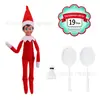 2026 Amazon Mais Vendido Tecido de Natal Estante 24 Dias Antes do Natal Desafio Diferente Boneco Elfo Figura Brincar