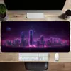Alfombrilla de Ratón Grande para Videojuegos de Ciencia Ficción Ciudad Futura, Gruesa de Alta Gama y Resistente a Manchas para Mesa de Teclado de Computadora