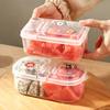 Refrigerador de combinación caja para conservar alimentos frescos caja de almuerzo de frutas portátil para estudiantes trabajadores de oficina caja de almacenamiento de plástico especial para refrigerador