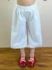 Verano 2025 Nuevo Estilo Coreano Ropa Infantil Niña Pequeña Máquina de Tejer Espalda Descubierta Sin Mangas Falda Vacía Pantalones Capri Casuales