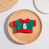Ropa Transfronteriza, Llaveros de Primera, Segunda y Tercera Generación, Accesorios de Ropa Labubu, Conjunto de Suéter Navideño Labubu al por Mayor