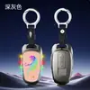 Llavero Encendedor Patrón Genial Encendido por Filamento de Tungsteno Silencioso Luz Colorida Genial Encendedor Recargable