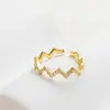 Novos Anéis Pequenos de Cubo de Açúcar com um Toque de Luxo de Nicho, Atacado de Joias Transfronteiriço, Acessórios de Zircônia Diretamente do Fabricante