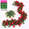 Rosa Artificial Flor Falsa Guirlanda Pendurada na Parede Enrolada em Tubos de Água de Ar Condicionado para Bloquear e Decorar Teto da Sala de Estar Plantas de Plástico