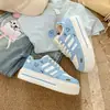 Tenis Blancos de Suela Gruesa para Mujer, Nuevo Estilo Primavera 2026, Zapatos Casuales Versátiles para Estudiantes, Mocasines que Aumentan la Altura para Mujeres Bajitas