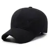 Nova Touca de Baseball Masculina para Meia-Idade e Idosos de Inverno Proteção contra Frio ao Ar Livre Proteção Auricular Aquecimento Bordado Boné com Aba de Pato Chapéu de Algodão Espesso Aveludado