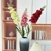Producto Nuevo Transfronterizo Flor Artificial Violeta Arreglo Floral para Salón de Bodas Arreglo Floral con Adornos para Sala de Estar del Hogar Flores Artificiales Falsas