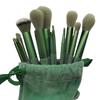 13 brochas de maquillaje nube verde cuatro estaciones nube verde juego de brochas de maquillaje brocha para sombra de ojos brocha para base brocha para rubor delineador de ojos