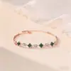 Pulsera de Plata Pura S999 de Cuatro Hojas para Mujer, Pulsera de Moda de Lujo Ligero de Gama Alta, Joyería de Mano Versátil de Nicho Retro con Nudo de Bambú al por Mayor
