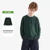 Camiseta de manga larga de algodón puro estilo coreano, unisex, adecuada para otoño e invierno, con diseño de hombro normal, cuello redondo, tejido transpirable, suave con la piel, suave y versátil como capa base