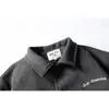 Davic Jaqueta Baseball de Lã e Algodão Estilo Retro Americano Preppy de Inverno para Estudantes Masculinos e Femininos Gola Reversível Roupa de Fora My030