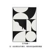 Pintura Decorativa Abstracta en Blanco y Negro para Sala de Estar Moderna Simple Fondo de Sofá Mural Grande Pintura Colgante de Piso para Sala de Estar de Alto Nivel