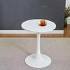 Mesa de Negociación Redonda Tulipán con Placa de Roca Personalizada y Sillas Ocio en Casa Recepción Apartamento Pequeño Cafetería Comedor Ta