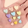Doces de Coração Simulados Cola de Creme para Artesanato DIY Acessórios de Brinquedo de Comida Simulada Pacote de Materiais para Decoração de Capa de Celular de Macaron Coração de Pêssego