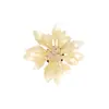 Broche de Borla de Flor Acrílica Estilo Retro Transfronterizo Europeo y Americano Accesorios para Mujer Joyería de Camelia de Gama Alta Venta al por Mayor