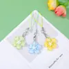 Llavero Creativo de Flor con Cierre de Langosta Resina de Colores Flor de Cerezo DIY Accesorios para Joyería de Cuentas Colgante para Bolso Venta al por Mayor