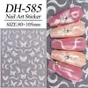 Celebridad de Internet Pegatinas para Uñas Mariposa Aurora Planas con Adhesivo Trasero Concha Luz Mariposa Pegatinas para Uñas DIY Modelo Dh