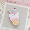 Nuevo Lindo Dibujo Animado Cachorro Helado Acrílico Pasador Ins Dulce Corazón Girly Flequillo Clip Lateral Tocado