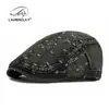 Boina de Mezclilla Lavable Nueva Estilo Coreano para Mujer, Gorra Retro Británica Adelantada, Gorra de Béisbol Vintage Personalizada para Hombre, de Moda