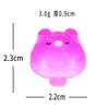 Paisaje en Miniatura Creativo Animales que Brillan en la Oscuridad Malvavisco Figuras Lindas Decoraciones DIY Accesorios de Bolsita Sorpresa Mini Adornos de Escritorio