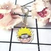Llavero Acrílico Anime Q Naruto Sasuke Naruto Kakashi Colgante para Mochila Anime Circundante