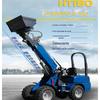 Fornecimento de fábrica pequena carregadeira de rodas multifuncional HT180 carrinho de rodas de areia campo de construção empilhadeira