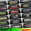 Pegatinas personalizadas para coches para clubes de coches, calcomanías reflectantes para carrocería de motocicletas, diseño de texto y logotipo, pegatinas magnéticas publicitarias personalizadas para ventana trasera
