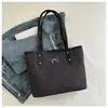 Bolso de Hombro Grande de Lona Informal con Estampado de Lunares y Lazo 2026 Nueva Moda Tendencia para Mujer