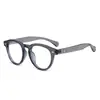 Gafas de Sol Retro Naranja Estilo Nuevo 2025 para Mujer Gafas de Moda Transfronterizas Europeas y Americanas Gafas de Sol Redondas Japonesas con Sentido Avanzado para Hombre