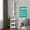 Perchero de Estilo Sencillo con Diseño de Mármol y Hierro Forjado, Estante de Pie para Ropa y Bolsos para Dormitorio, Perchero de Pie Grande