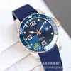Zf Concas Wave Reloj de Pulsera Mecánico Totalmente Automático para Hombre, Acero Inoxidable, Resistente al Agua, Anillo de Cerámica con Luminiscente