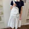 Mochila Escolar Versátil para Estudantes, Tema de Coelho Novo e Fofo, Transfronteiriça, Simples e Estilosa, Grande Capacidade, Ótimo Custo-Benefício para o Dia a Dia