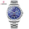 CHENXI moda transfronteiriça pulseira de aço relógio masculino à prova d'água luminoso atacado de comércio exterior relógio masculino de quartzo 014B