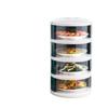 Cubierta Transpirable Aislada Multicapa para Verduras Cubierta de Almacenamiento Doméstica a Prueba de Polvo Caja de Almacenamiento de Comida Sobrante de Cocina Elevada y Engrosada