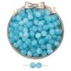 Hermosos abalorios de resina de sirena con degradado de cielo estrellado de 10 mm, hechos a mano, para joyería, pulsera, collar, accesorios.