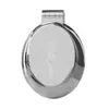 Peine Plegable Electroplateado Peine Plegable Portátil para Mujeres y Niños Peine Masajeador Alisador de Cabello con Cojín de Aire con Espejo