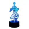 The Legend of Zelda The Breath of the Wilderness The Tears of the Kingdom Link Pequeño Lingke Chasis Periférico Adornos Decoración Luz Nocturna 3D