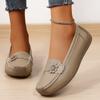 Mocasines de Primavera 2025 Zapatos Planos Casuales para Mujer Suela Suave Superficie Suave Zapatos de Mamá Estampado de Cuadros Talla Grande Zapatos Doudou para Mujer