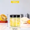 Pote de Vidro Selado para Armazenamento Atacado Mel Cereais Garrafa Redonda de Vidro Pote de Vidro para Armazenamento Pote para Picles Garrafa para Molho de Pimenta